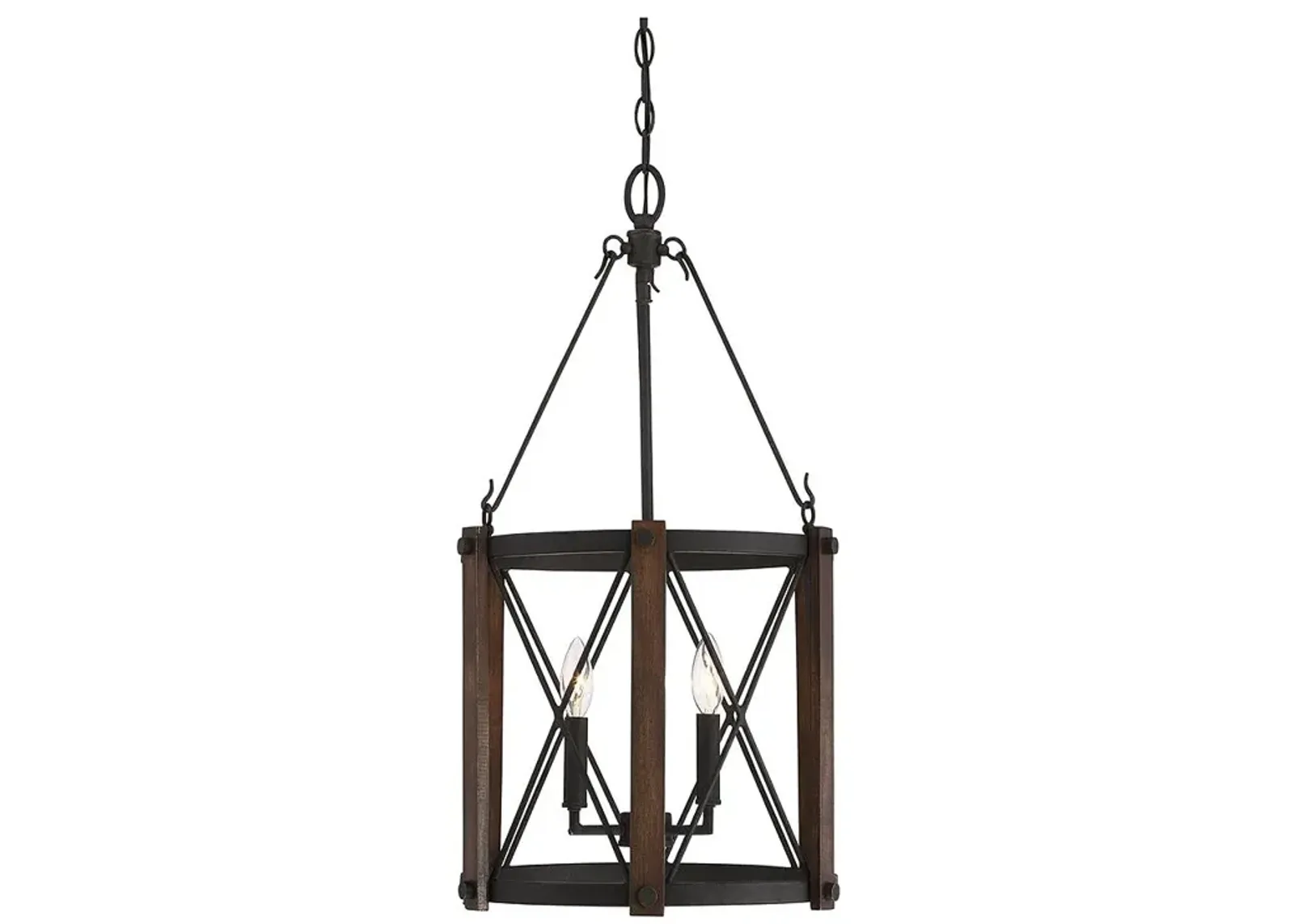 Baron 3-Lt Marcado Black Chandelier