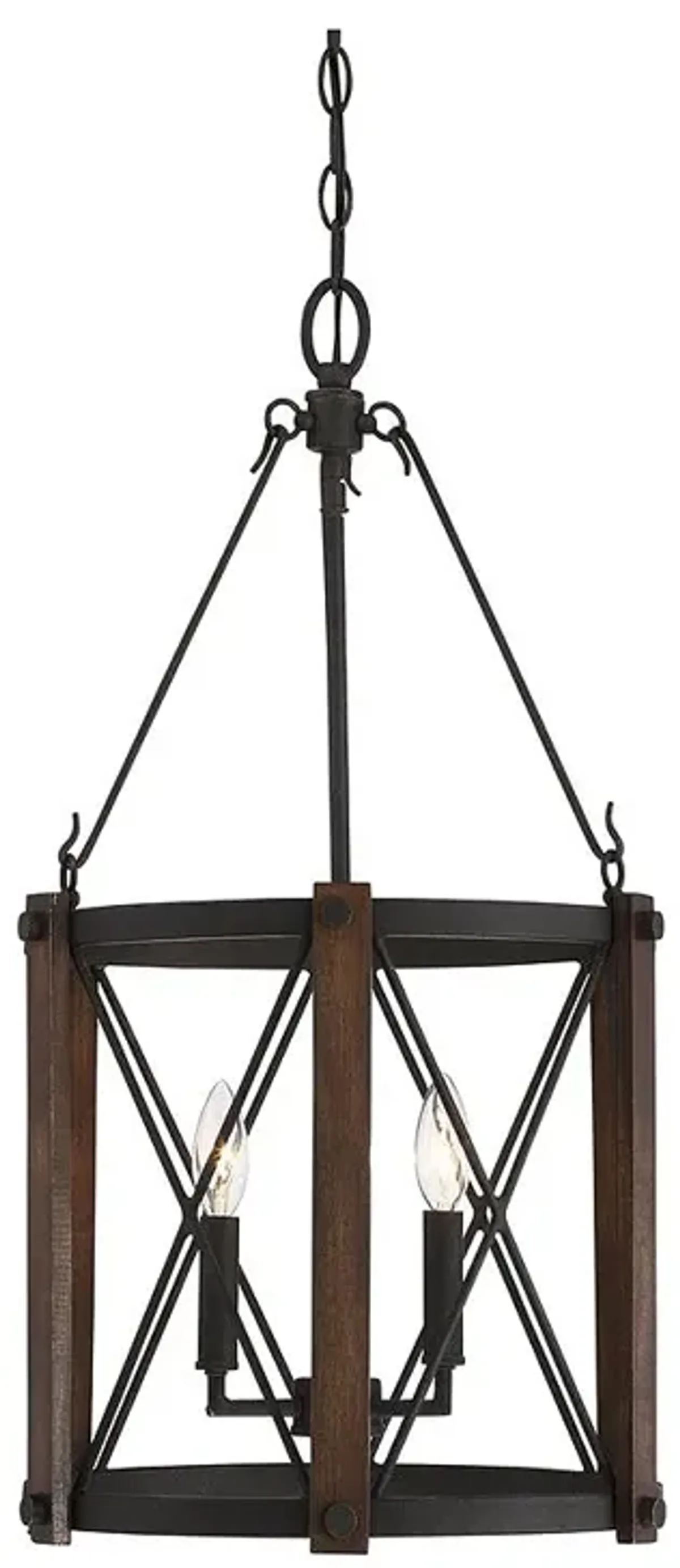 Baron 3-Lt Marcado Black Chandelier