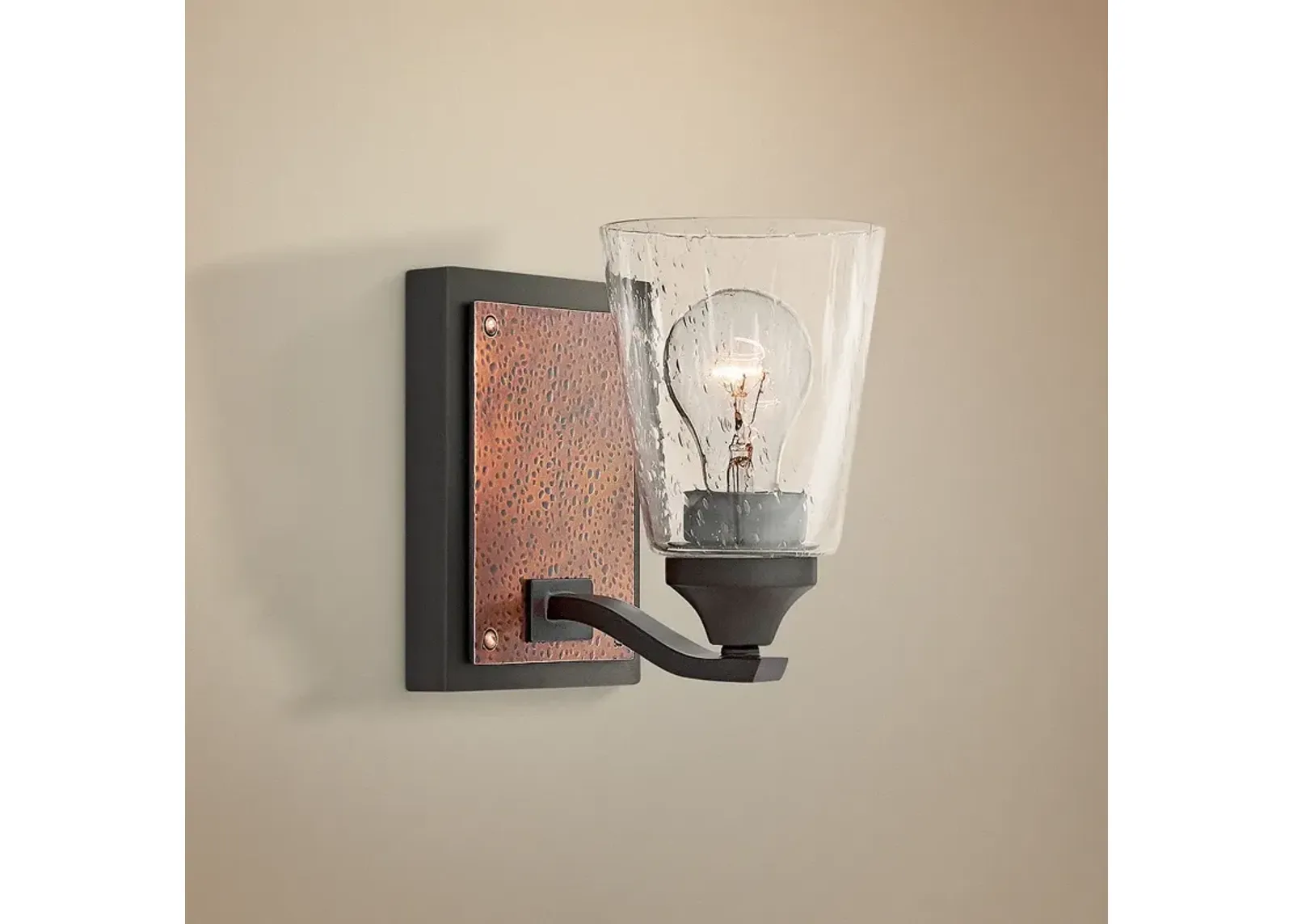 Hinkley Jackson 7 1/4" High Buckeye Bronze Wall Sconce