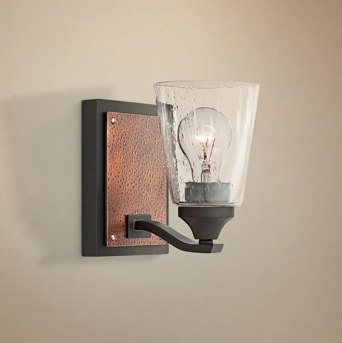 Hinkley Jackson 7 1/4" High Buckeye Bronze Wall Sconce