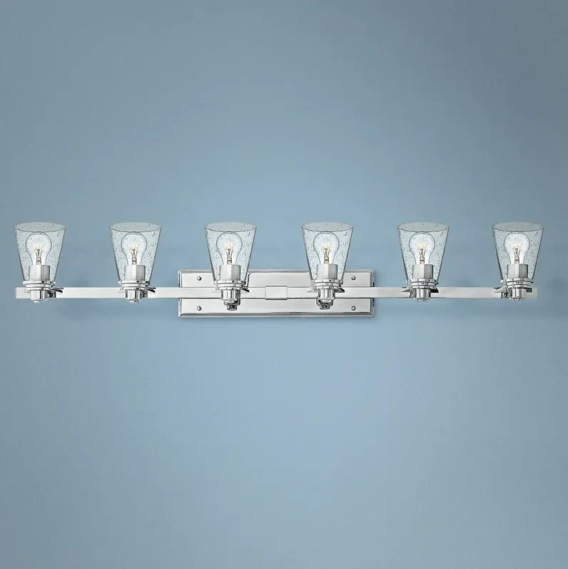 Hinkley Avon 48" Wide Chrome 6-Light Bath Light