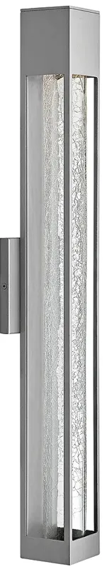 Hinkley Vapor 28" High Modern Linear Titanium Outdoor Wall Light