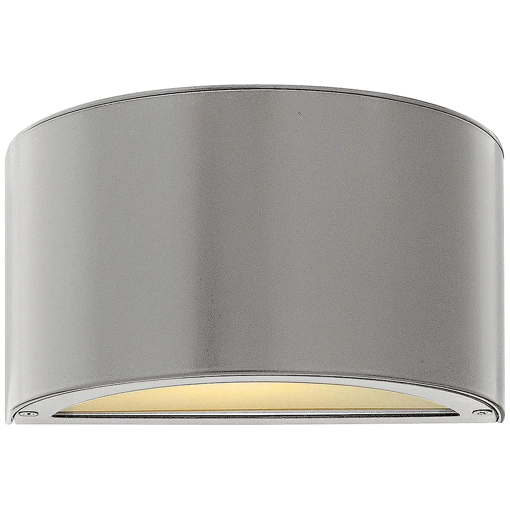 Hinkley Luna 5" High Titanium LED Outdoor Wall Light