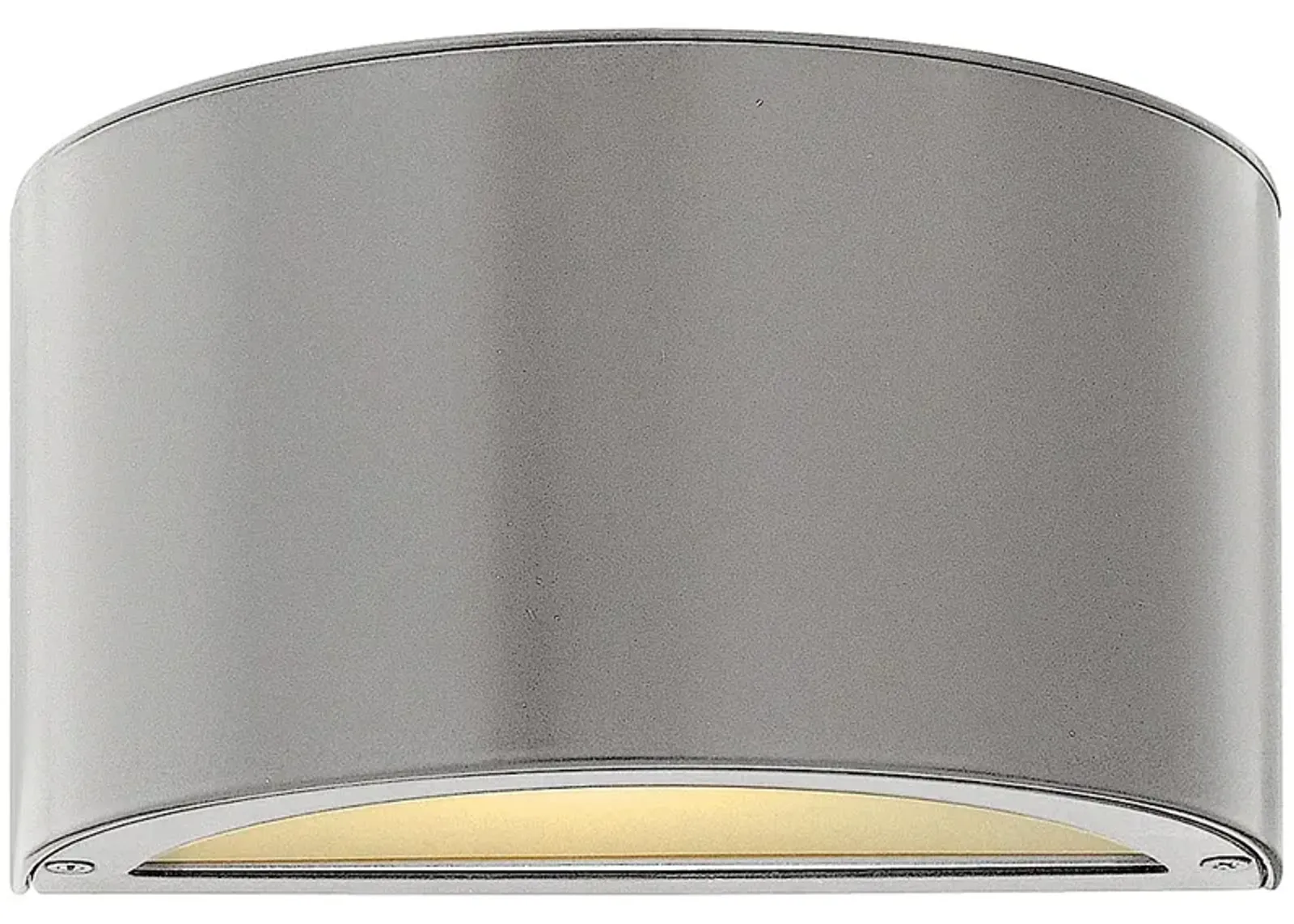 Hinkley Luna 5" High Titanium LED Outdoor Wall Light