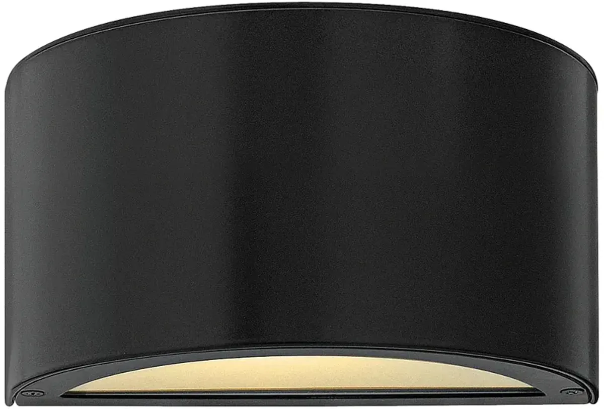 Hinkley Luna 5" High Satin Black LED Outdoor Wall Light