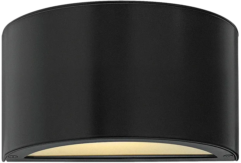 Hinkley Luna 5" Satin Black Modern Dark Sky LED Outdoor Wall Light