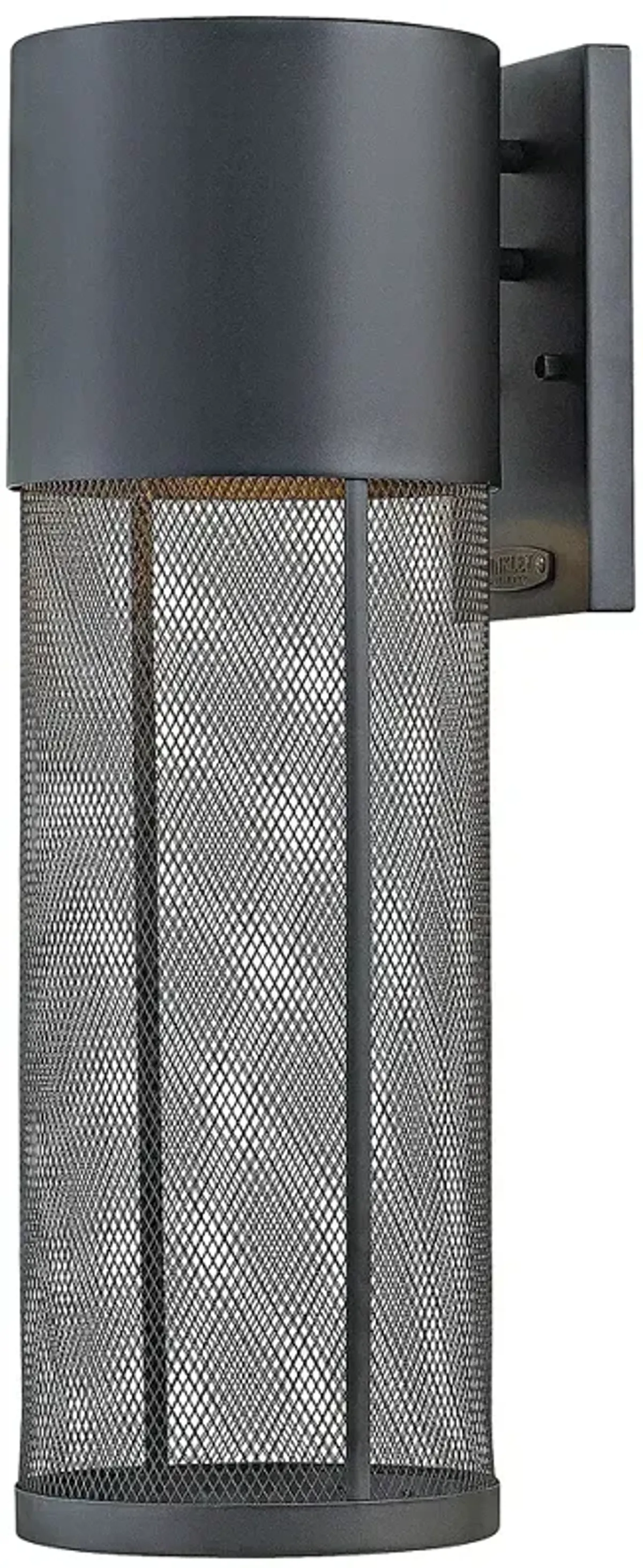 Aria 21 3/4" High Black Cylindrical LED Outdoor Wall Light