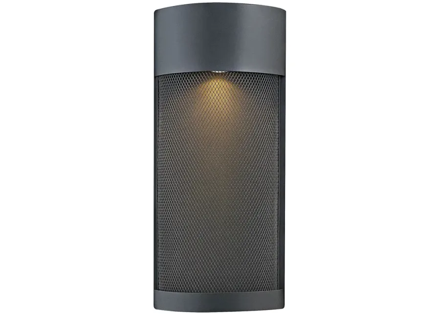 Hinkley Aria 17 1/4" High Black LED Outdoor Wall Light