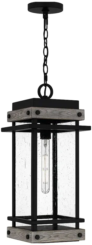 Strader 1-Light Matte Black Mini Pendant Light