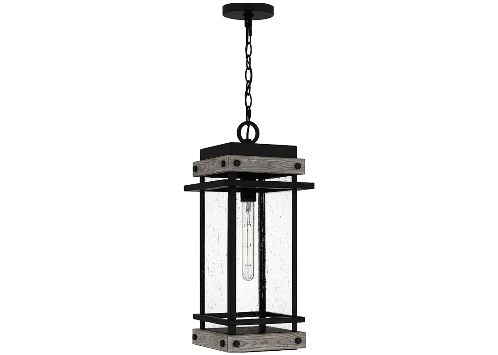 Strader 1-Light Matte Black Mini Pendant Light