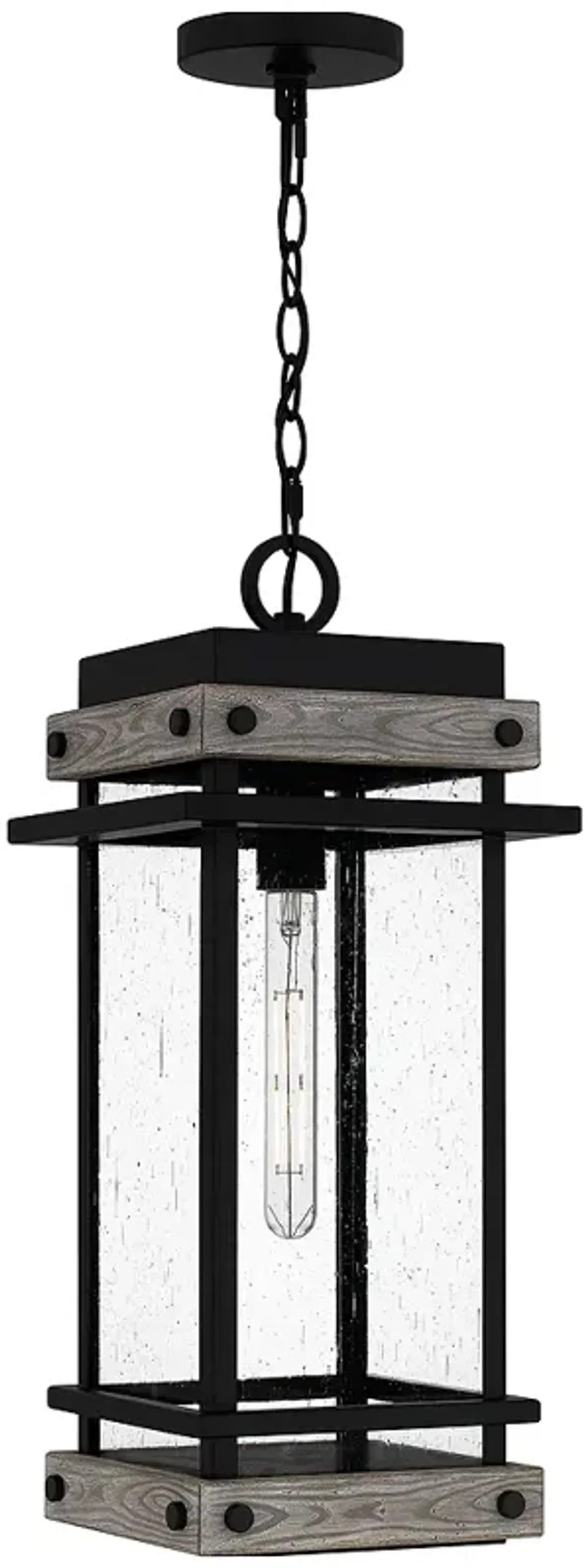 Strader 1-Light Matte Black Mini Pendant Light