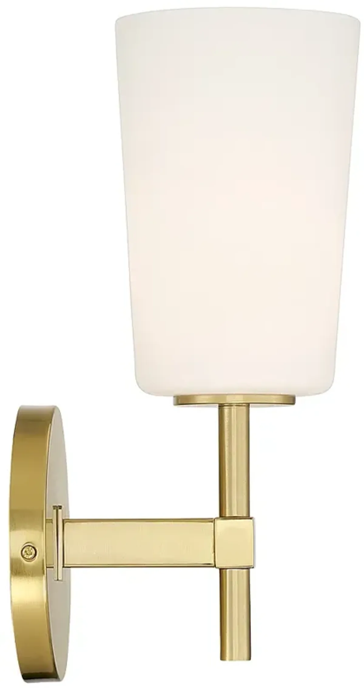 Crystorama Colton 13 1/4" High Aged Brass Wall Sconce
