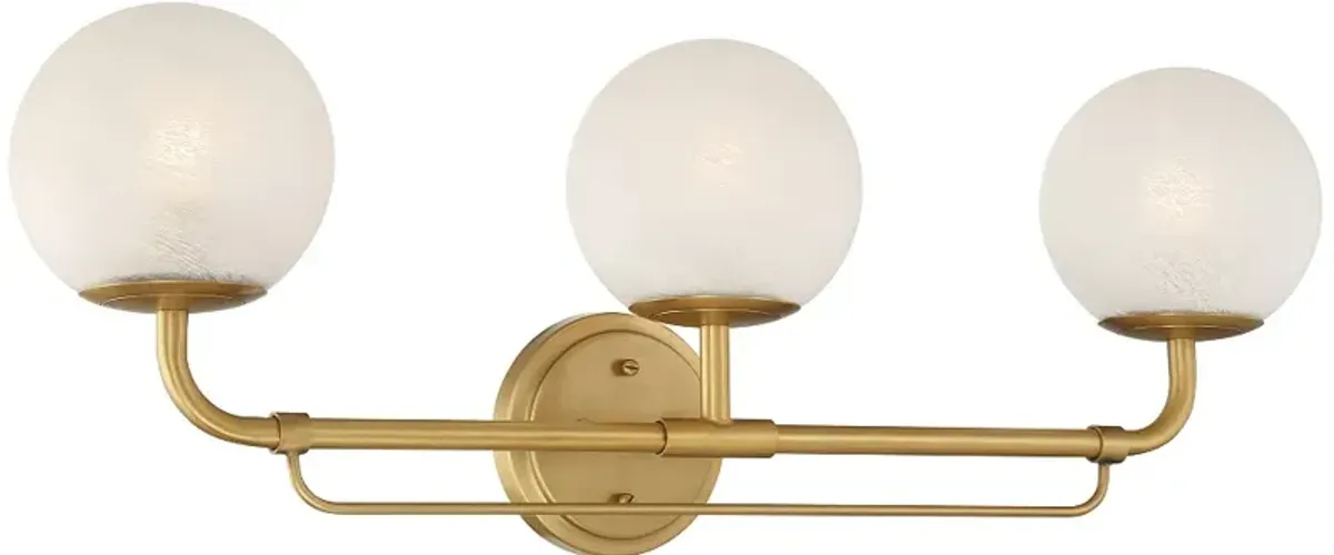 Minka-Lavery Whitehall 3-Light 28-in Legacy Brass Indoor Vanity Light
