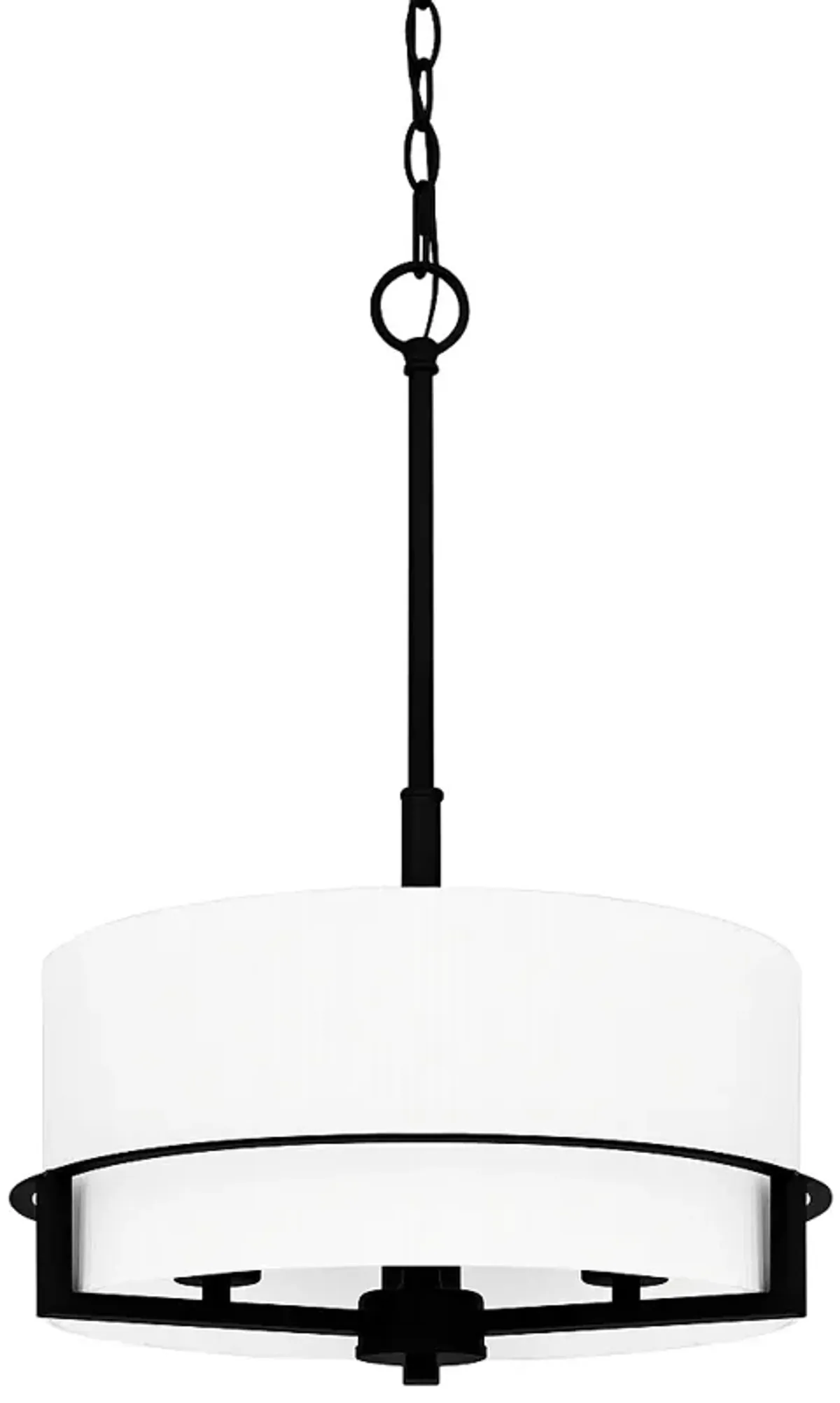 Seymour 3-Light Matte Black Pendant Light