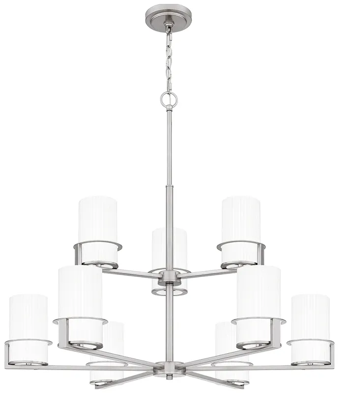 Seymour 9-Light Brushed Nickel Chandelier