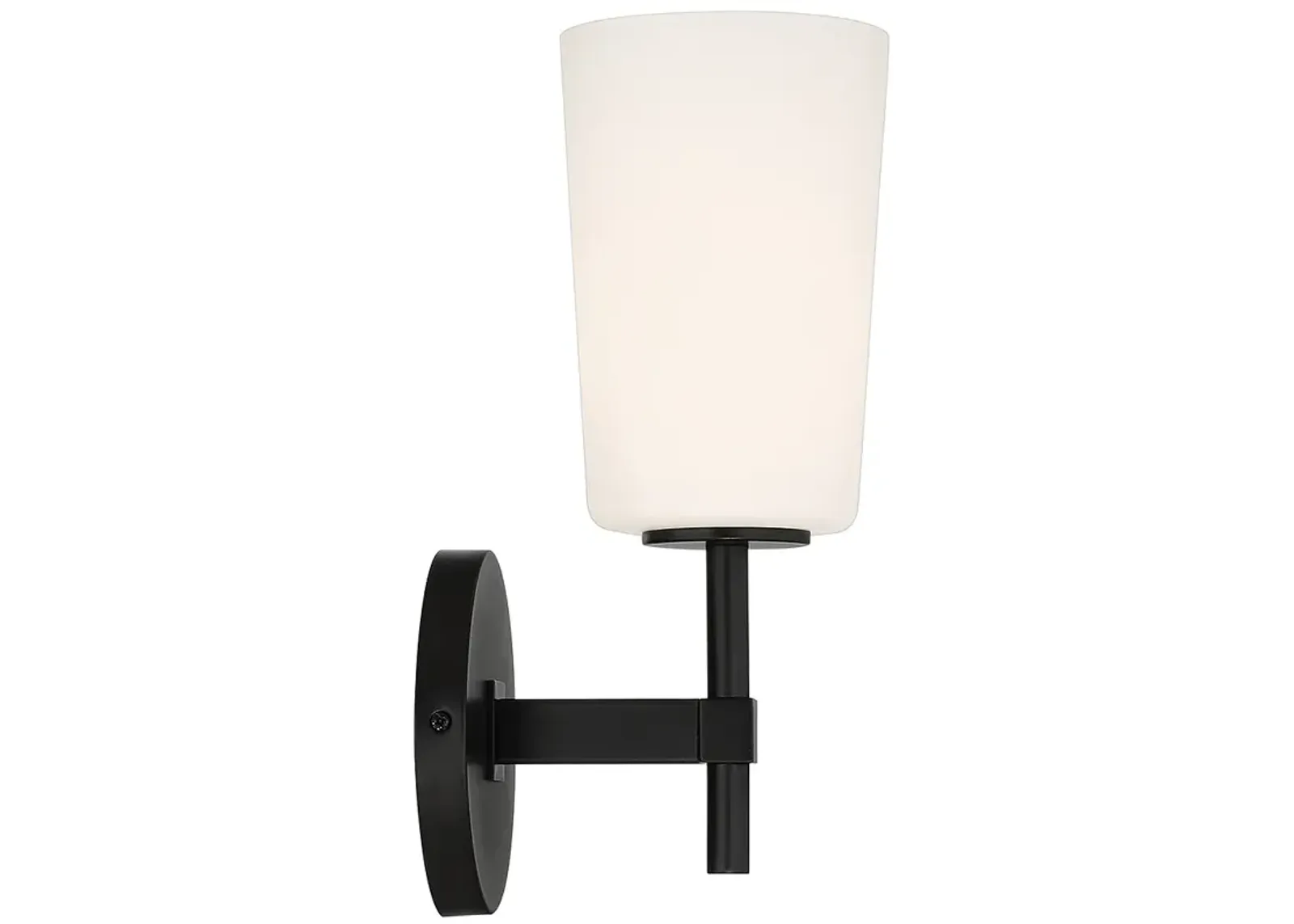 Colton 1 Light Black Wall Mount