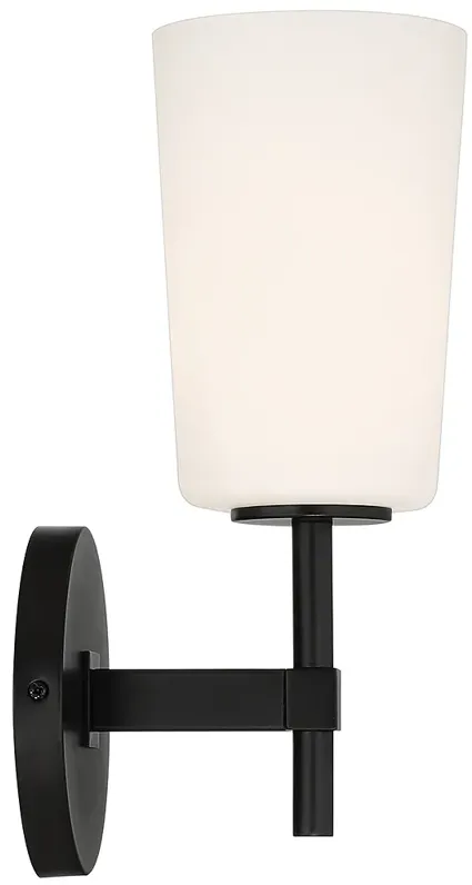 Colton 1 Light Black Wall Mount