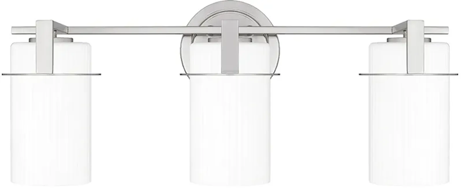 Seymour 3-Light Brushed Nickel Bath Light