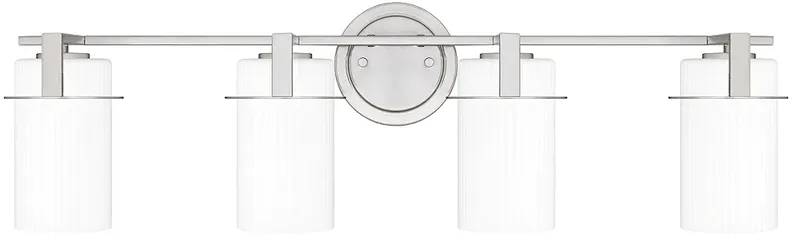 Seymour 4-Light Brushed Nickel Bath Light