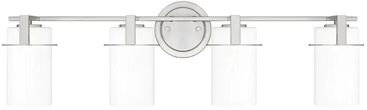 Seymour 4-Light Brushed Nickel Bath Light