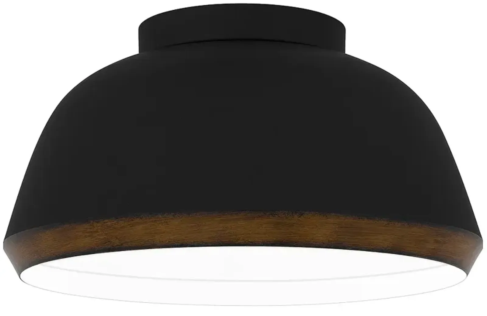 Tamara 3-Light Matte Black Flush Mount Light