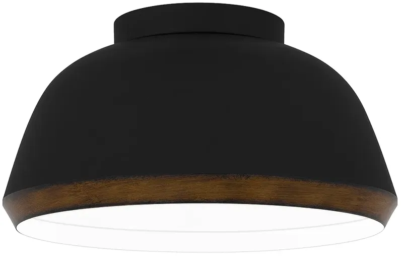 Tamara 3-Light Matte Black Flush Mount Light