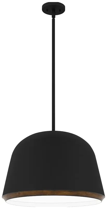 Tamara 4-Light Matte Black Pendant Light