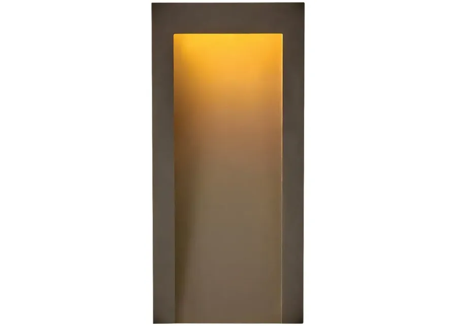 Taper 15"H Textured Oil-Rubbed Bronze LED Outdoor Wall Light