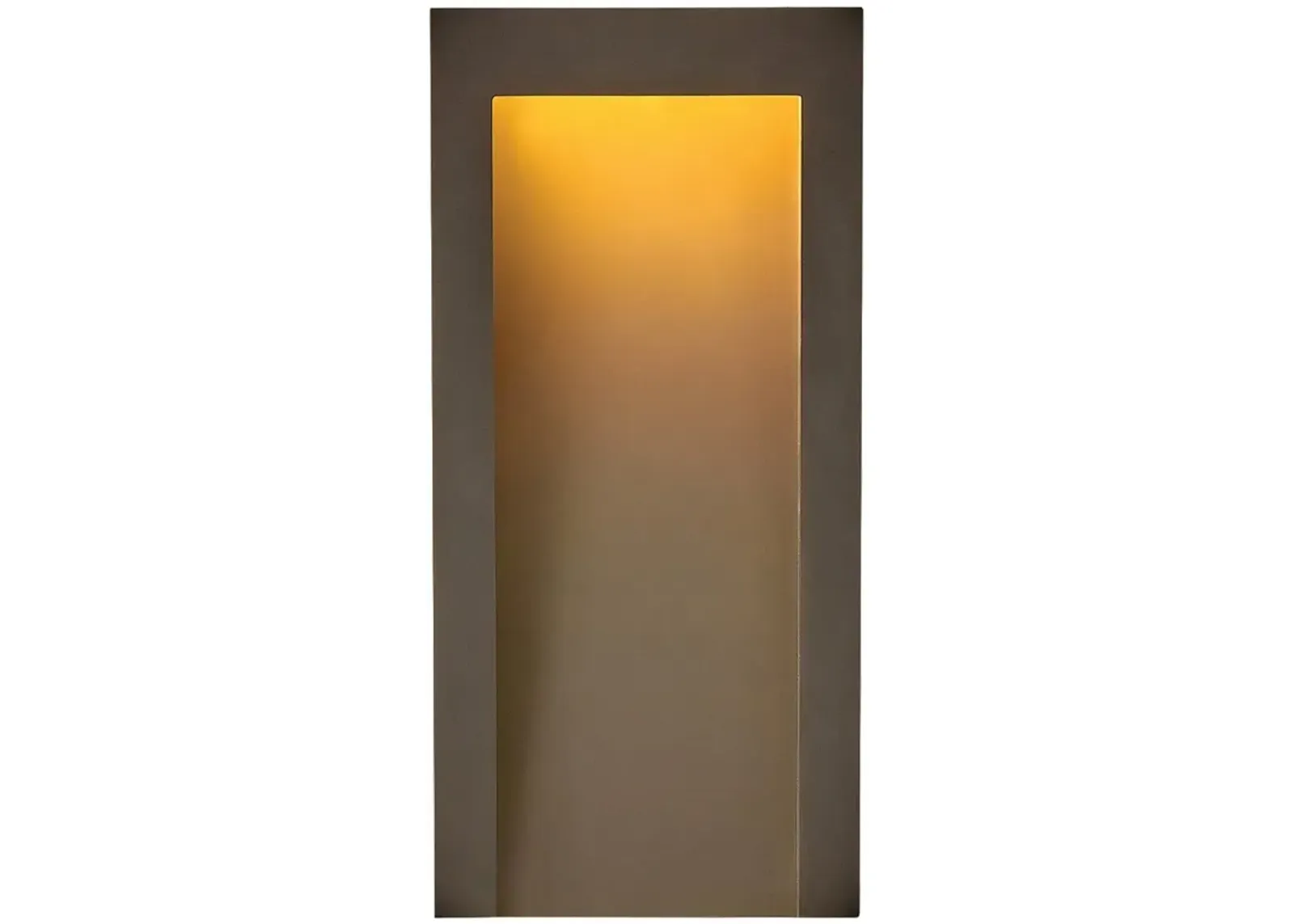 Taper 15"H Textured Oil-Rubbed Bronze LED Outdoor Wall Light