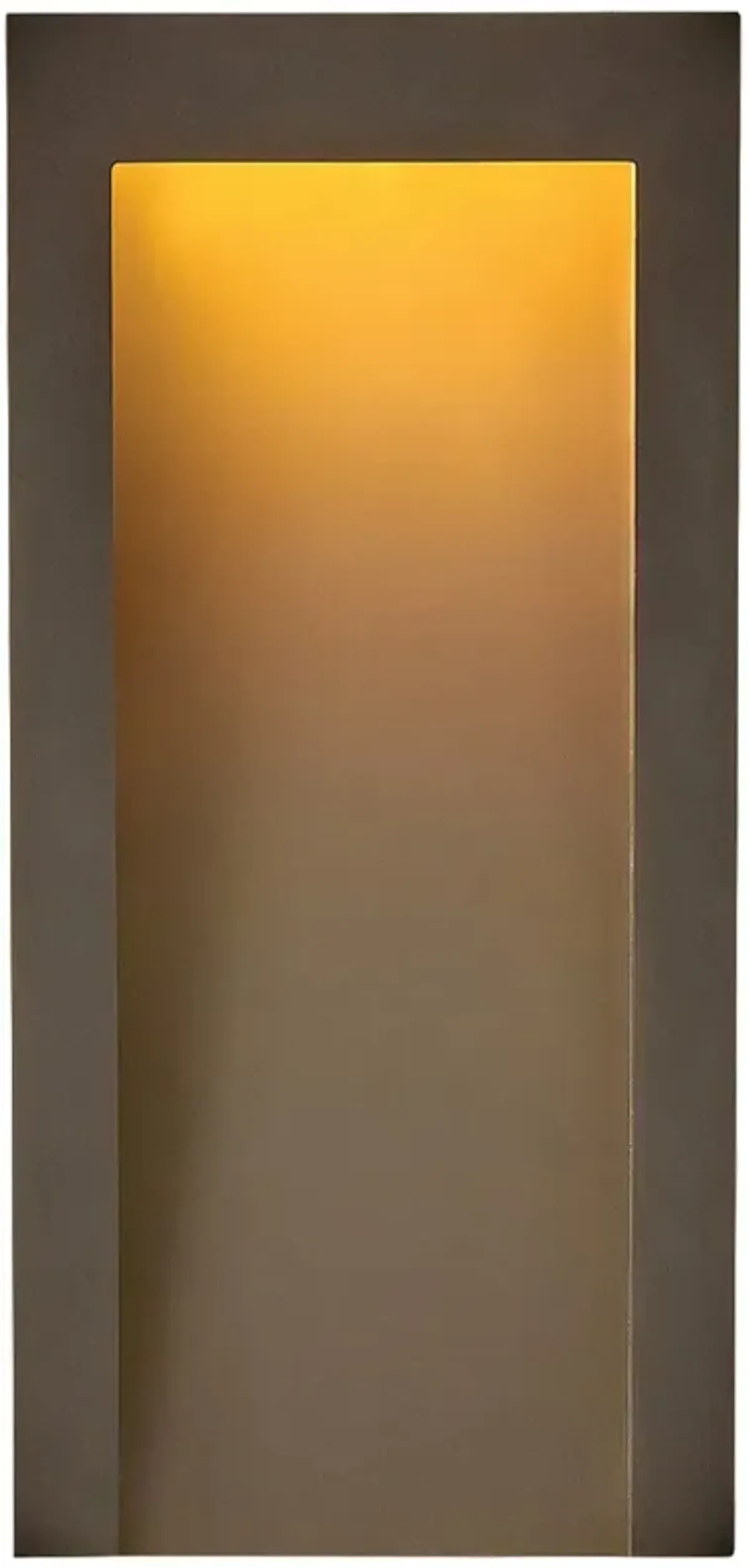 Taper 15"H Textured Oil-Rubbed Bronze LED Outdoor Wall Light