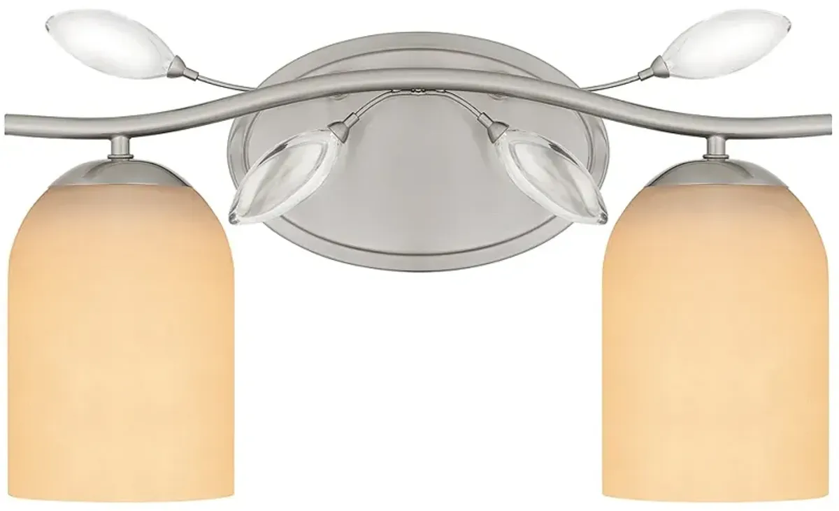 Ulysses 2-Light Brushed Nickel Bath Light