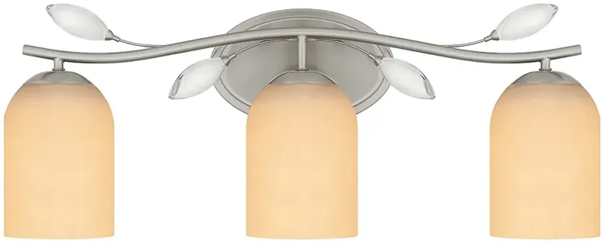 Ulysses 3-Light Brushed Nickel Bath Light