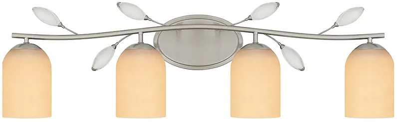 Ulysses 4-Light Brushed Nickel Bath Light