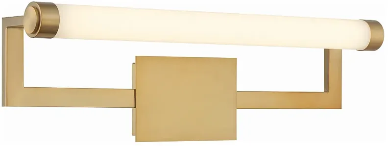 Crystorama Clinton 1 Light Vibrant Gold Bathroom Vanity