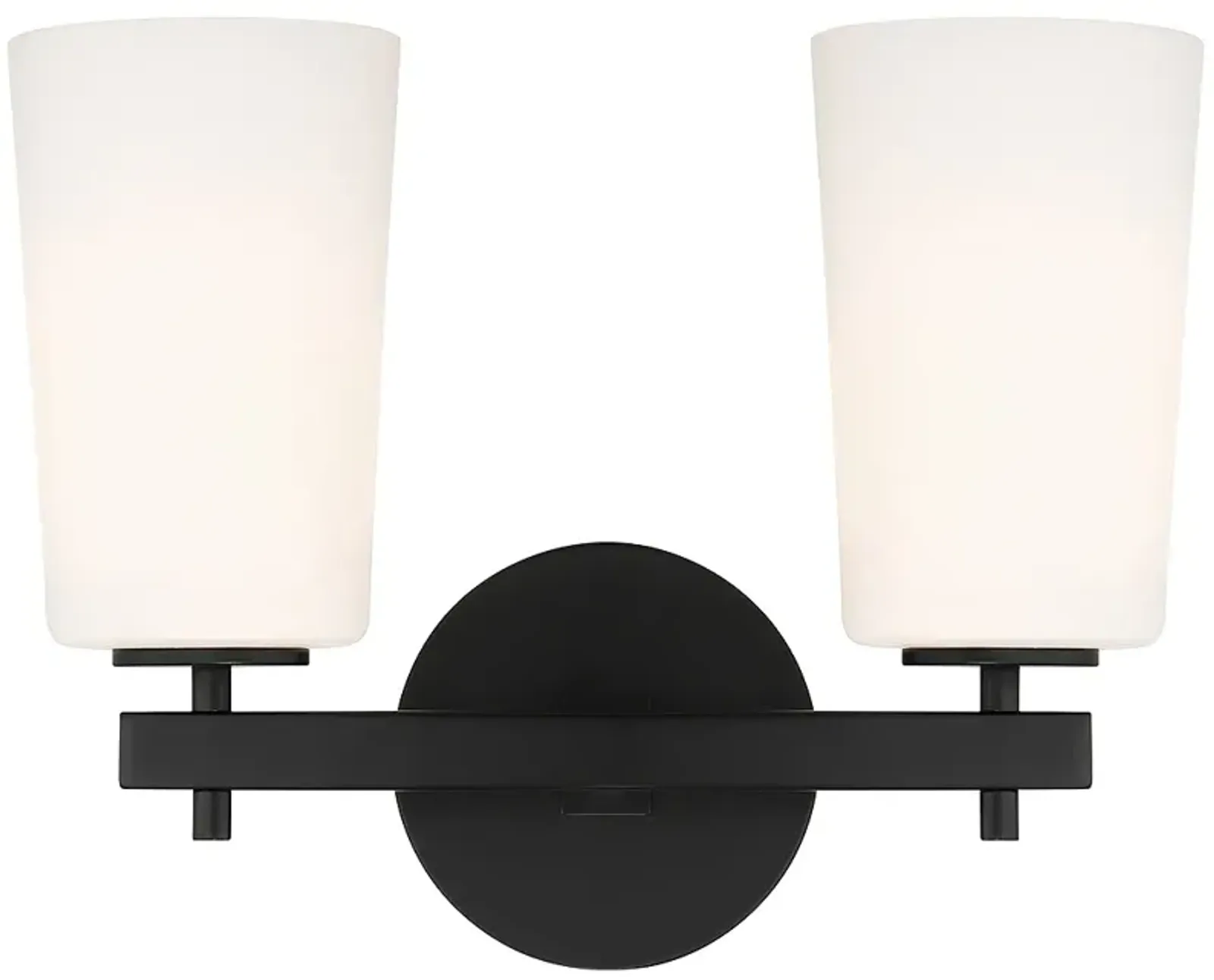 Colton 2 Light Black Wall Mount