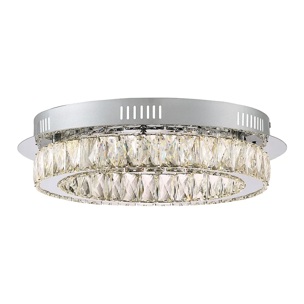 Embrace Chrome LED Flush Mount