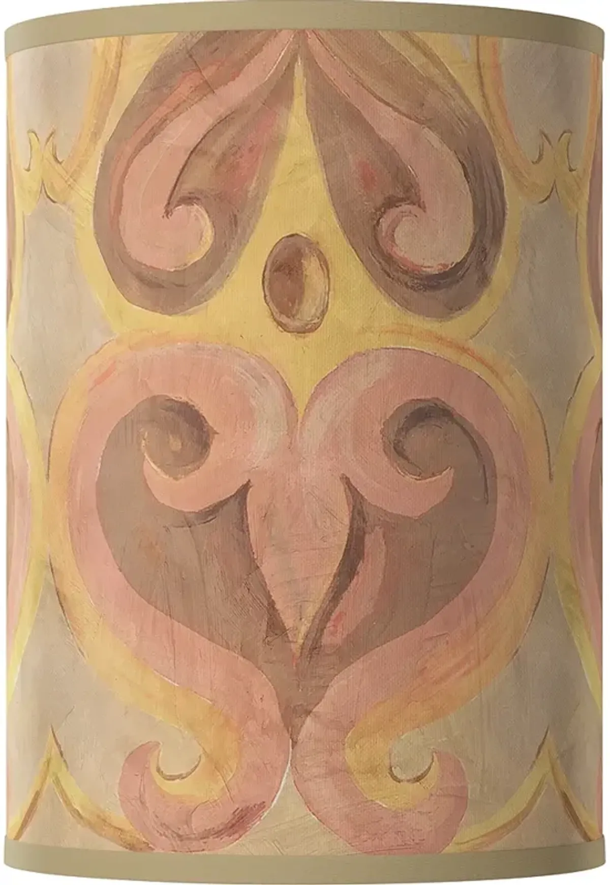 Aurelia White Giclee Round Cylinder Lamp Shade 8x8x11 (Spider)