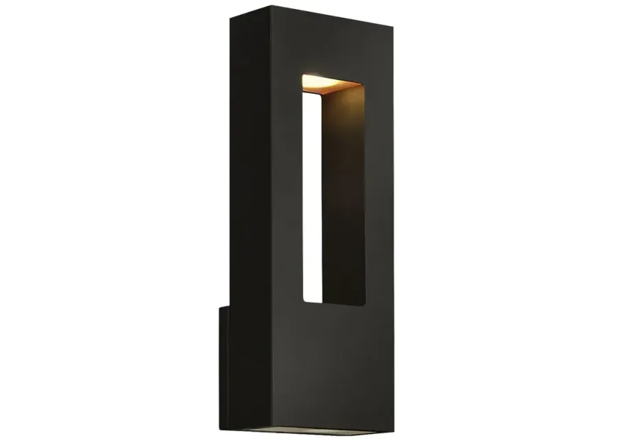 Hinkley Atlantis 16" High Black Modern Dark Sky LED Outdoor Wall Light