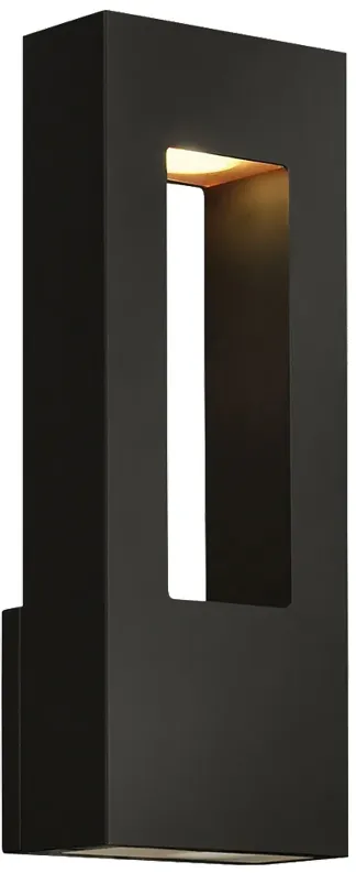 Hinkley Atlantis 16" High Black Modern Dark Sky LED Outdoor Wall Light