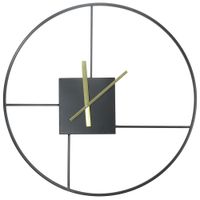 Crestview Collection Right Time Metal Wall Clock