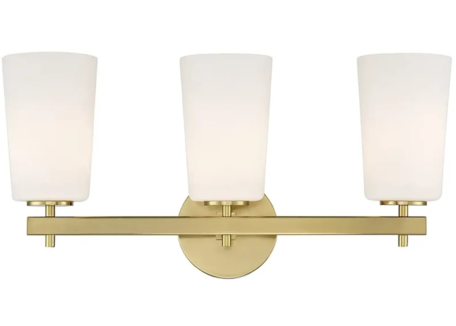 Colton 3 Light Aged Brass Wall Mount