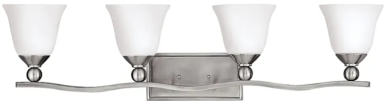 Hinkley Bolla 35 3/4" Wide Brushed Nickel Bathroom Light