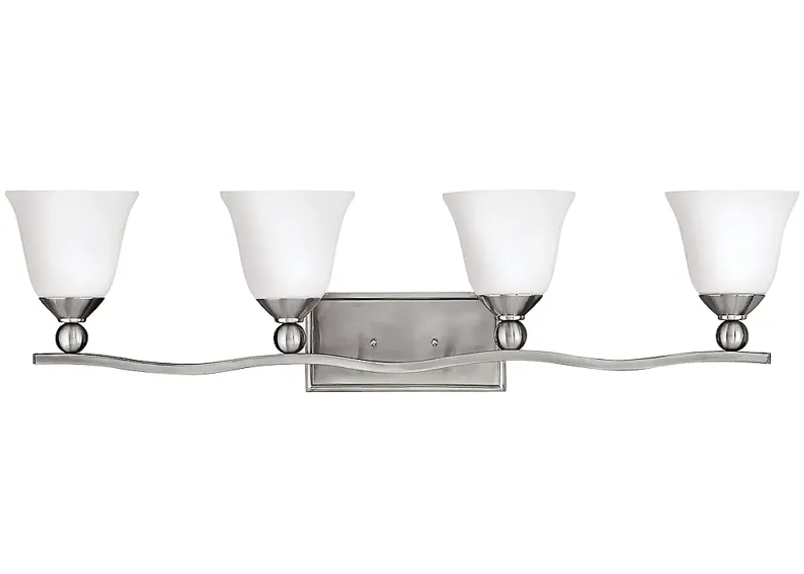 Hinkley Bolla 35 3/4" Wide Brushed Nickel Bathroom Light