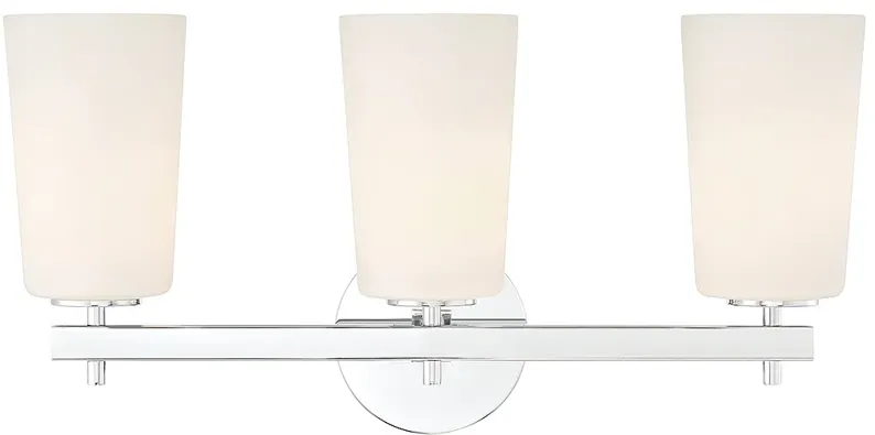 Colton 3 Light Polished Chrome Wall Mount