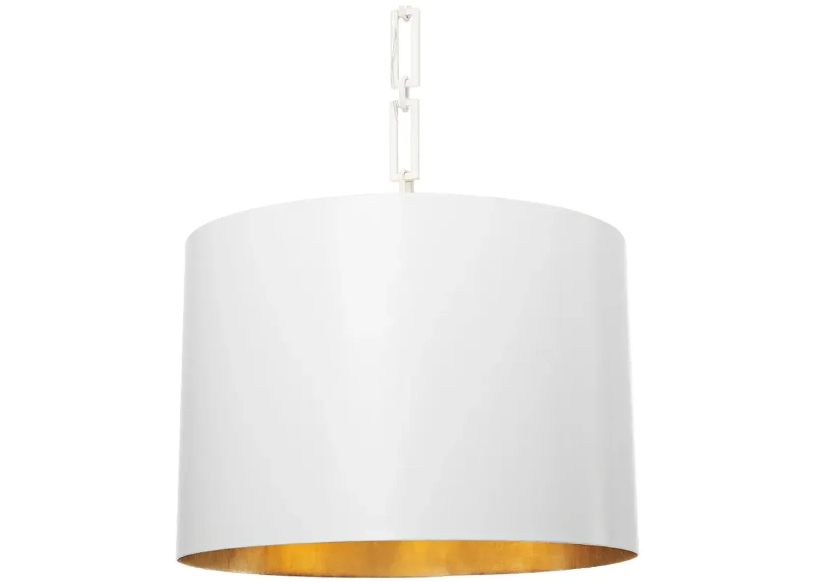 Crystorama Alston 20"W Matte and Gold White Pendant Light