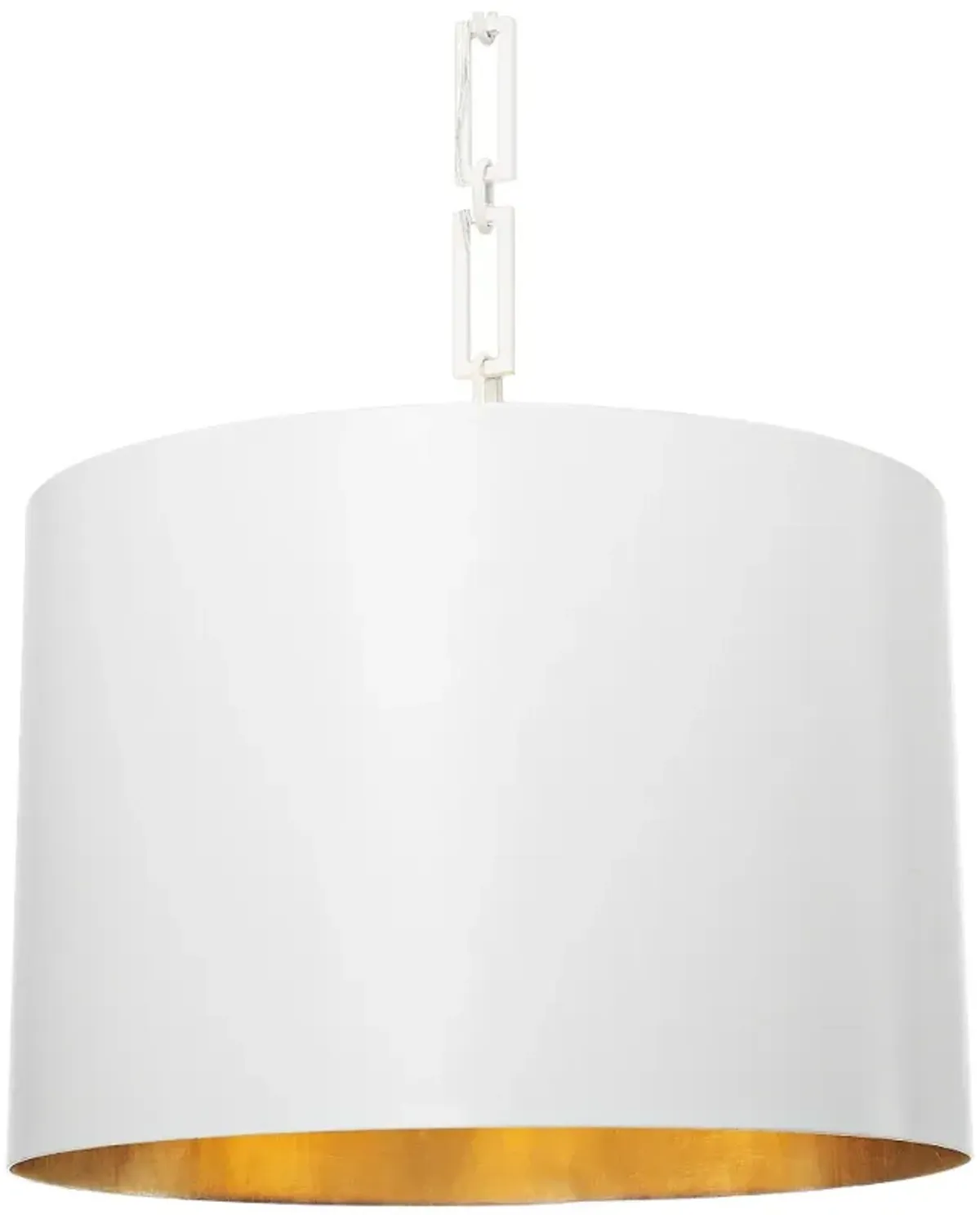 Crystorama Alston 20"W Matte and Gold White Pendant Light