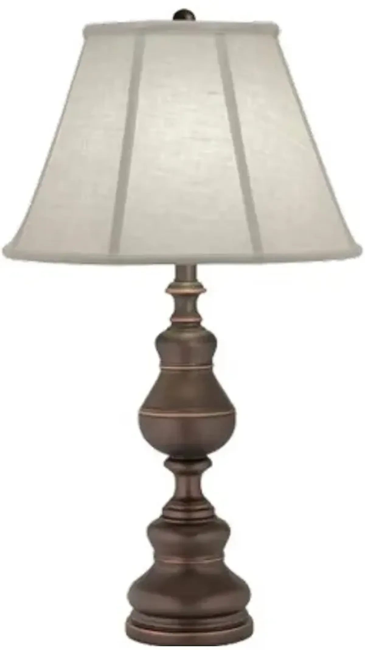 31" H Oxidized Bronze Table Lamp