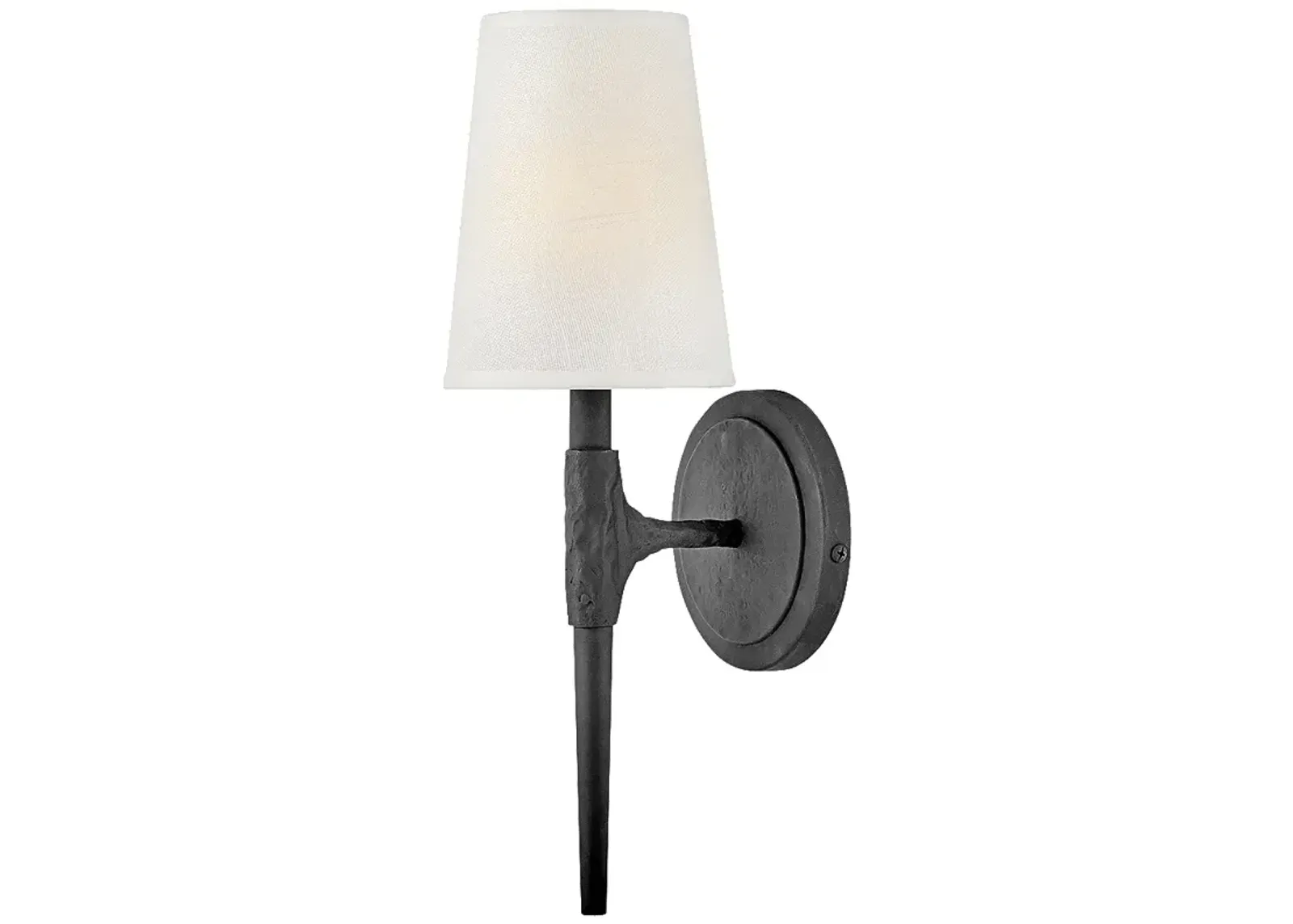 Hinkley Beaumont 16 1/4" High Black Finish Traditional Wall Sconce