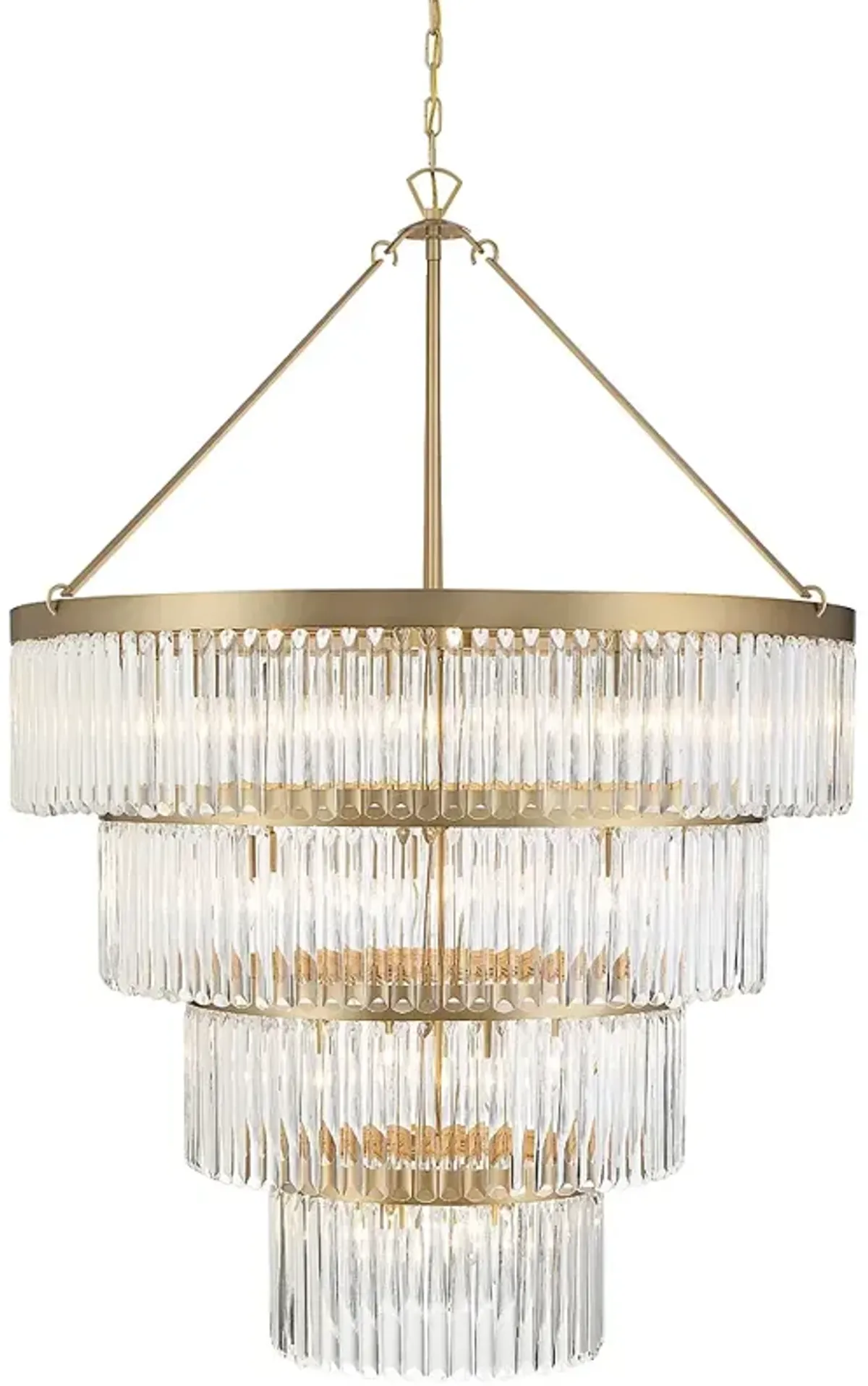 Emory 22 Light Modern Gold Chandelier