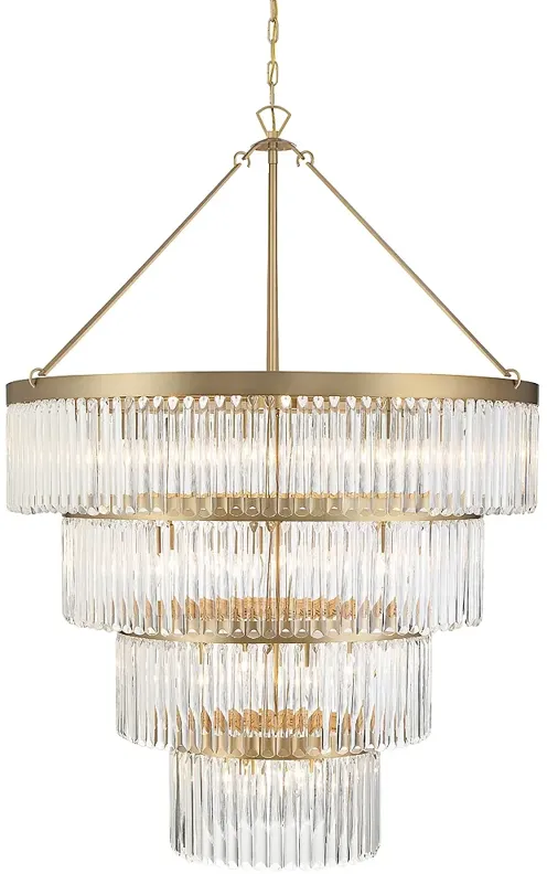 Emory 22 Light Modern Gold Chandelier